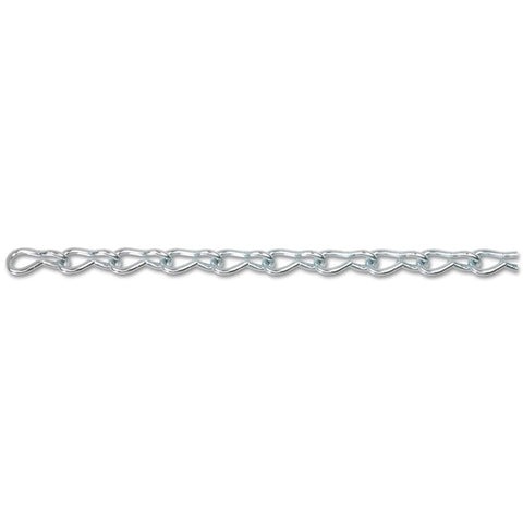 Jack Chain, Size Trade Size 14, 16 lb Working Load Limit, Zinc Plated 005-7501432