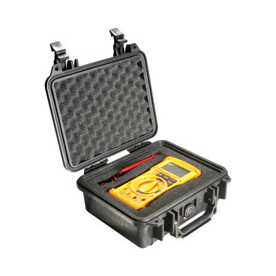 Protector Case Series Small Case, 1200 WF/WL, 0.16 ft?, 9.25 in L x 7.12 in W x 4.12 in H Interior, Black 562-1200-000-110