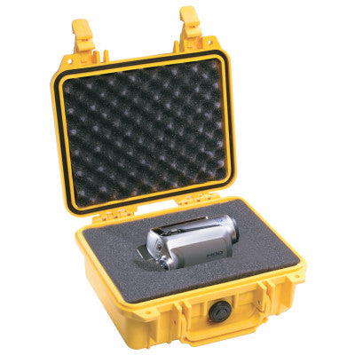 Protector Case Series Small Case, 1200 WF/WL, 0.16 ft?, 9.25 in L x 7.12 in W x 4.12 in H Interior, Yellow 562-1200-000-240