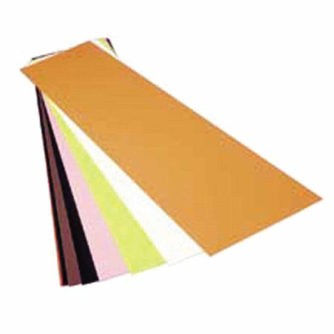 Color Coded Shims, 0.05, Vinyl, 0.015" x 20" x 20" 605-44355