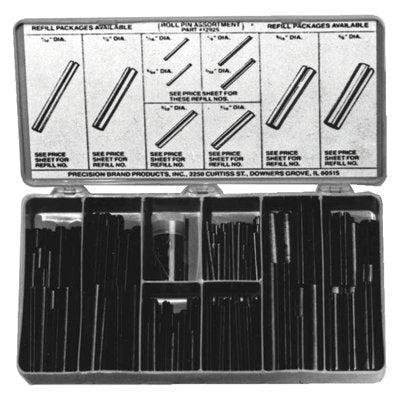 Roll Pin Assortments, Spring Steel 605-12925