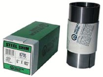 Steel Shim Stock Rolls, 0.1, Low Carbon 1008/1010 Steel, 0.001" x 100" x 6" 605-16130