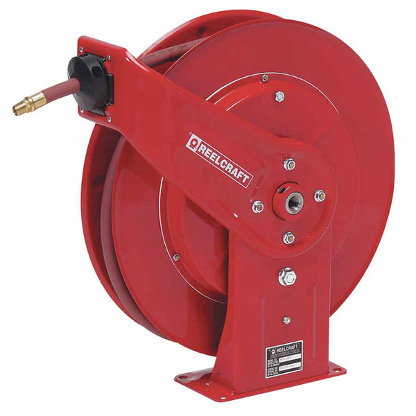 Heavy Duty Spring Retractable Hose Reel, 3/8 in x 50 ft 523-7650OLP