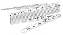 Fiberglass Folding Rule, Model 1620, 6 ft L, with 6 in Extension, Metric/SAE 632-73360