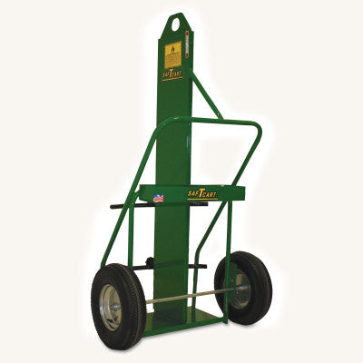 Large Cylinder Cart, 9-1/2 in and 12-1/2 in dia Cylinders, 16 in Pneumatic Wheels 339-871-16FW-LE