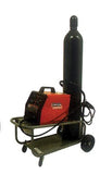 Running Gear Series Cart, Holds 1 Cylinder, 9-1/2 in dia, 8 in Polyolefin Wheels 339-MM-8