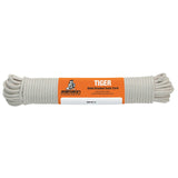 Tiger Sash Cord, 450 lb Capacity, 100 ft, 5/16 in dia, Cotton, White 650-004020001060