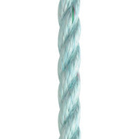 Ultra Blue 3-Strand Blend Rope, 4100 lb Cap., 600 ft, Polyester/Ultra Blue Fiber 650-200024006030