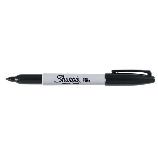 Fine Tip Permanent Marker, Black 652-30001