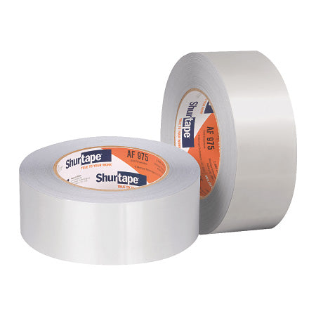 AF 973 Aluminum Foil Tape, 3 in W x 50 yd, 4 mil Thick, Silver 689-232035