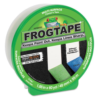 FrogTape Multi-Surface Painter's Tapes, 1.88 in x 55 m, 20 per Case 689-157900