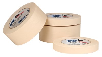 Shurtape Utility Grade Masking Tape, 2 in X 60 yd, 5 mil, Natural 689-CP-83-2