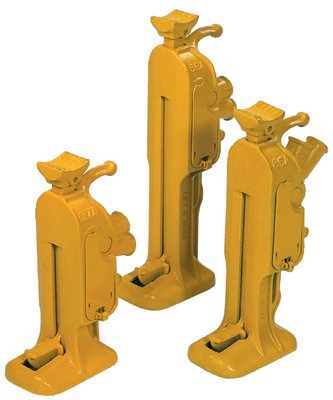 Ratchet Jacks, 10 tons, 17 1/4 in Height Min., 9 1/2 in Stroke 720-RJ1017