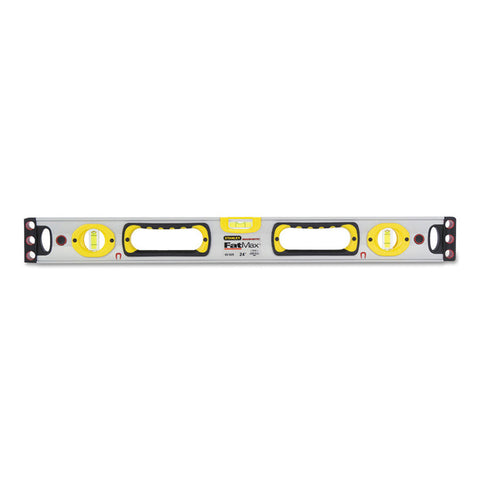 Fatmax Magnetic Level, 24 in, 3 Vials, Box Beam, Aluminum 680-43-525