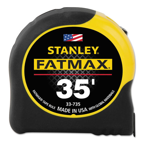 FatMax Classic Tape Measure, 1-1/4 in W x 35 ft L, SAE, Black/Yellow Case 680-33-735