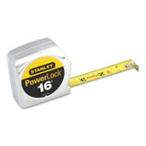 Powerlock Tape Rules Wide Blade, 3/4 in x 16 ft 680-33-116