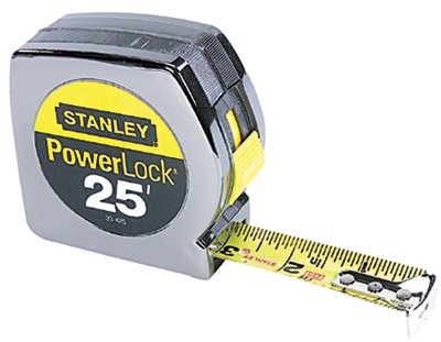 Powerlock Tape Rules Wide Blade, 1 in x 25 ft 680-33-425