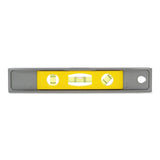 Torpedo Magnetic Level, 9 in, 3 Vials, Cast Aluminum 680-42-465