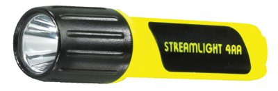 ProPolymer Flashlight, 4 AA, 100 Lumens, Division 2, Yellow 683-68244