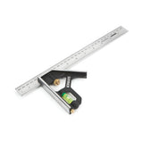 Combination Square, 12 in Blade, 4.7 in Beam, Stainless Steel 432-781636