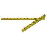 Rhino Folding Rulers, 6 ft, Fiberglass, Carpenter's Inside-Reading 700-55145