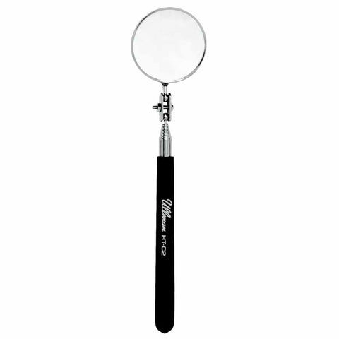 Extra Long Magnifying Inspection Mirrors, 2-1/4 in Dia., 12 in-4.3 ft L 758-HTC-2LM