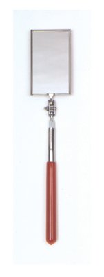 Telescoping Inspection Mirror, Rectangular, 2-1/8 in W x 3-1/2 in L, 11-3/8 in L to 15-1/4 in L 758-K-2