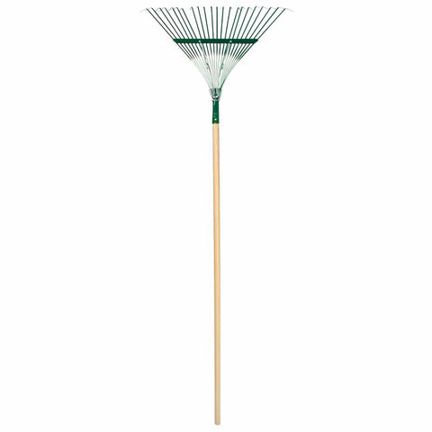 Leaf Rake, 22 in Steel Blade, 48 in Hardwood Handle 760-64430