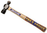 Commercial Ball Pein Hammer, Hickory Handle, 11-3/4 in, Forged Steel 8 oz Head 770-TC308