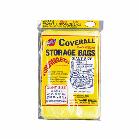 Oversize Storage Bags, 45 X 96 in, Yellow, 3 per package 795-CB-45