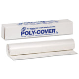 Poly-Cover Plastic Sheeting, 4 mil, 10 ft W x 100 ft L, Clear 795-4X10-C