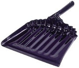 Dust Pan, 16 in W x 15 in L, 20 Gauge Steel, Black 804-71079