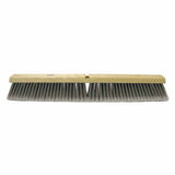 Flagged Silver Polystyrene Fine Sweep Brush, 36 in Hardwood Block, 3 in Trim L 804-42098