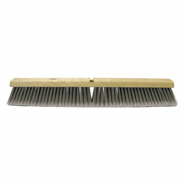 Flagged Silver Polystyrene Fine Sweep Brush, 36 in Hardwood Block, 3 in Trim L 804-42098