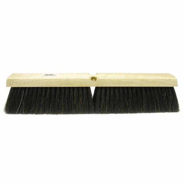 Horsehair/Tampico Medium Sweep Brushes, 36 in Hardwood Block, 3 in Trim, BK 804-42049