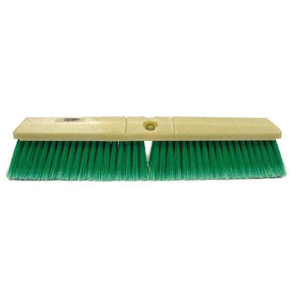 Perma-Sweep Floor Brush, 24 in Foam Block, 3 in Trim L, Maroon Polypropylene 804-42168