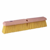 Perma-Sweep Floor Brush, 24 in Foam Block, 3 in Trim L, Yellow Polypropylene 804-42166