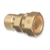 Brass Cylinder Adaptors, From CGA520 B Tank Acetylene To CGA300 Commercial Acetylene 312-319