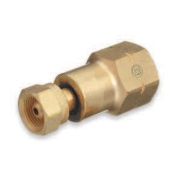 Brass Cylinder Adaptors, From CGA-200 MC Acetylene To CGA-510 POL Acetylene 312-324