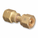 Brass Cylinder Adaptor, CGA-300 Commercial Acetylene To CGA-510 POL Acetylene 312-16