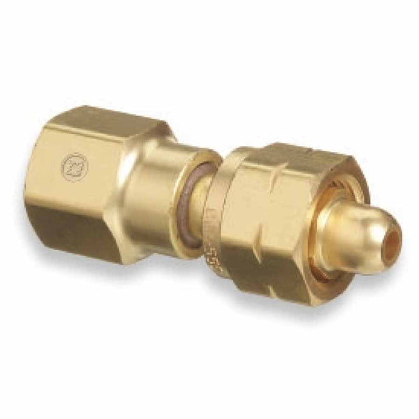 Brass Cylinder Adaptors, From CGA-555 Propane (LqW) To CGA-580 Nitrogen 312-809