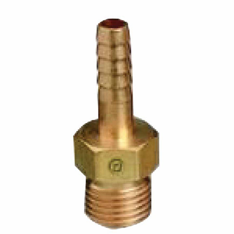 Brass Hose Adaptors, Male/Female Swivel, Brass, LH, 1/4 in (NPT/M) 312-154