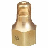 Male NPT Outlet Adaptor for Manifold Pipelines, Brass, Carbon Dioxide, 3/8 in NPT 312-B-21