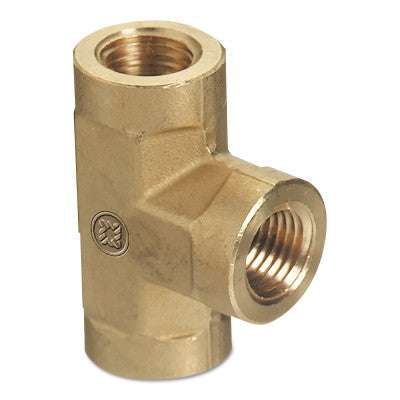 Pipe Thread Tees, 3,000 psi, 1/2 in (NPT), 3 Female 312-BFT-8HP