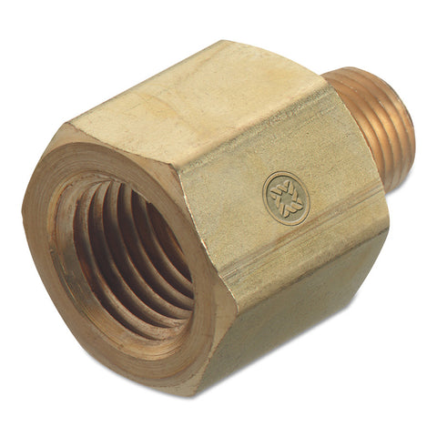 Pipe Thread Adapters, 3,000 PSIG, Brass, 1/2 in (NPT) 312-BA-8-4HP