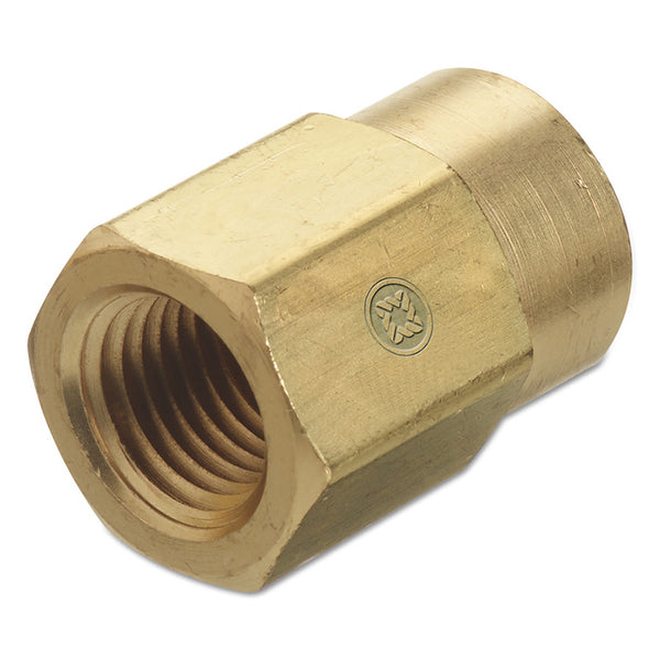 Pipe Thread Reducer Couplings, Connector, Brass, 1/2 in (NPT); 3/4 in (NPT) 312-BF-12-8HP