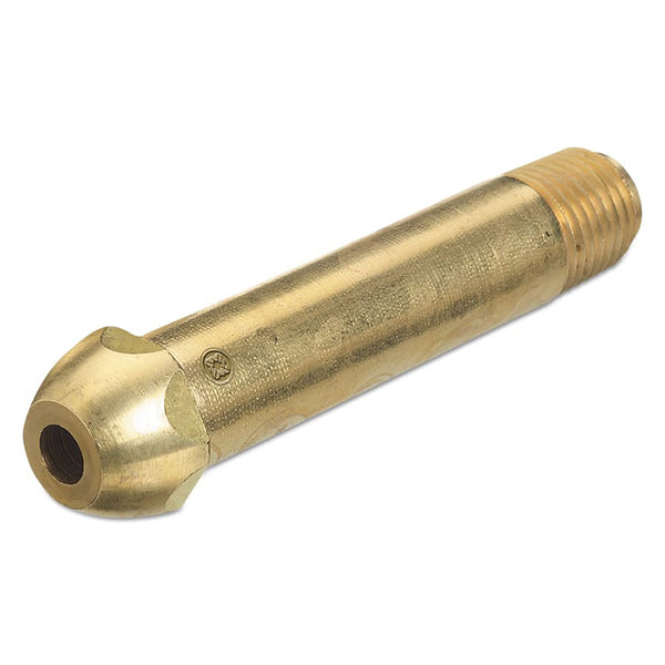 Regulator Inlet Nipple, 1/4 in (NPT), 3-1/2 in L, Brass, CGA-510/CGA-580/CGA-590 312-615-3