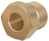 Regulator Inlet Nut, Argon/Helium/Nitrogen, Brass, CGA-580 312-92