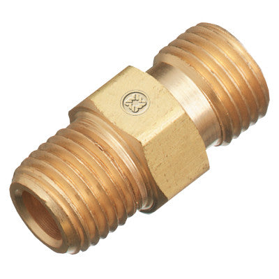 Regulator Outlet Bushing, 200 psi, Brass, B-Size, 1/2 in (NPT) RH, Male, Oxygen 312-144