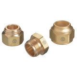 Torch Tip Nut Replacements, Brass, 7/8 in - 20, Hex, Male 312-TN4-1